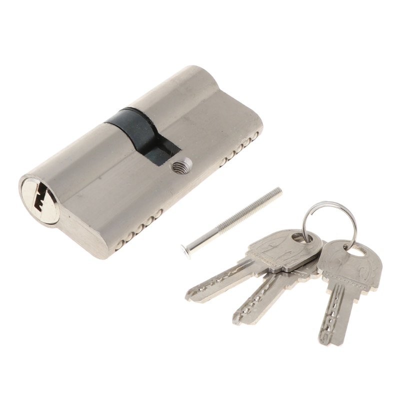 Door Cylinder Lock Security Interior Lock Anti-theft Entrance Metal Door Lock3 Keys Home Door Accessories